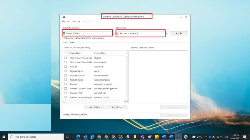 Prepare Dynamics D365 CRM Data File using Data Migration Utility